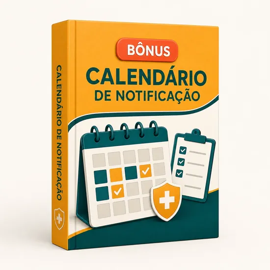 Mockup do bônus Calendário de Notificação Compulsória